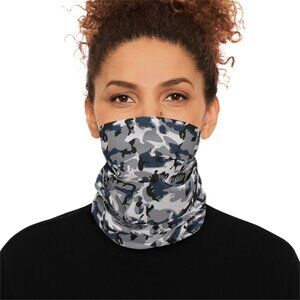 Camouflage Winter Neck Gaiter, Warm Face Covering, Outdoor Sports Mask